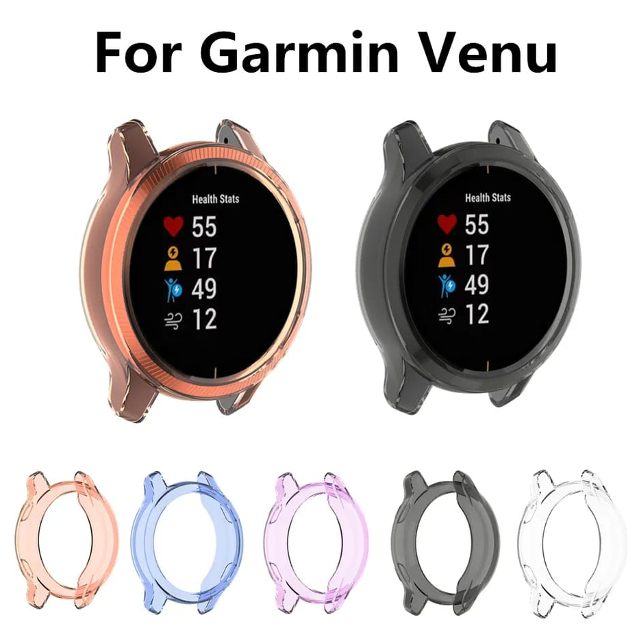 BUMPER CASE GARMIN VENU PELINDUNG SMARTWATCH TPU - PROTECTION GARMIN VENU