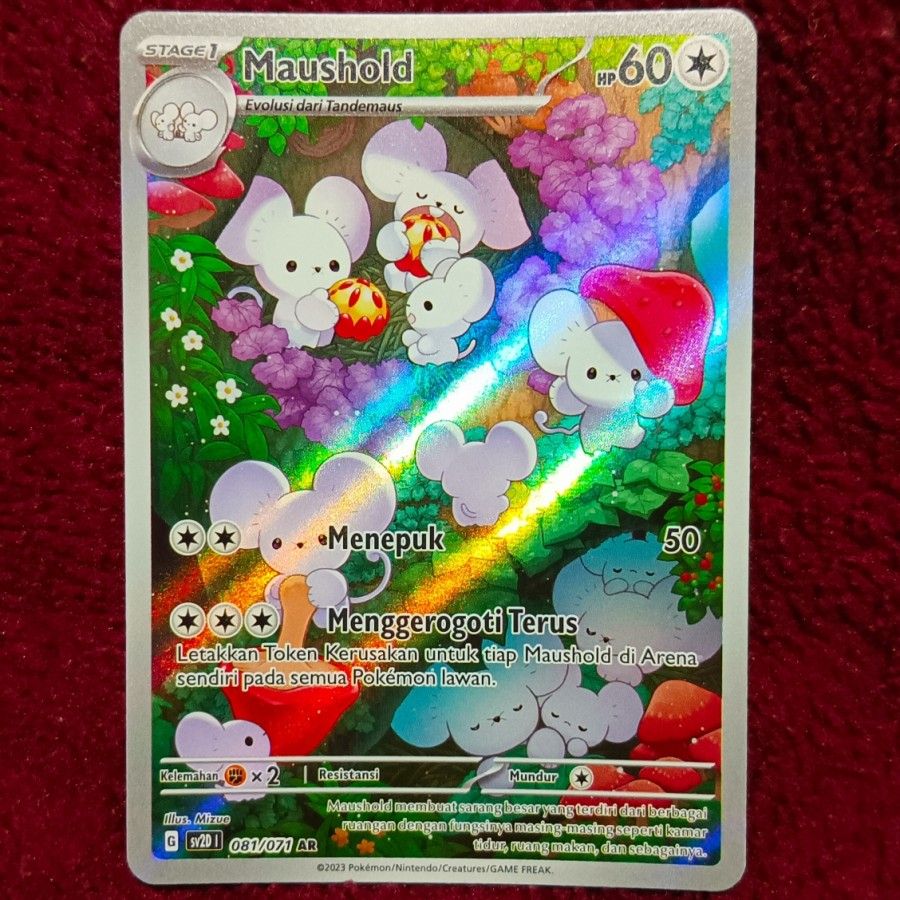 Maushold AR sv2d - Pokemon TCG Indonesia foil holo