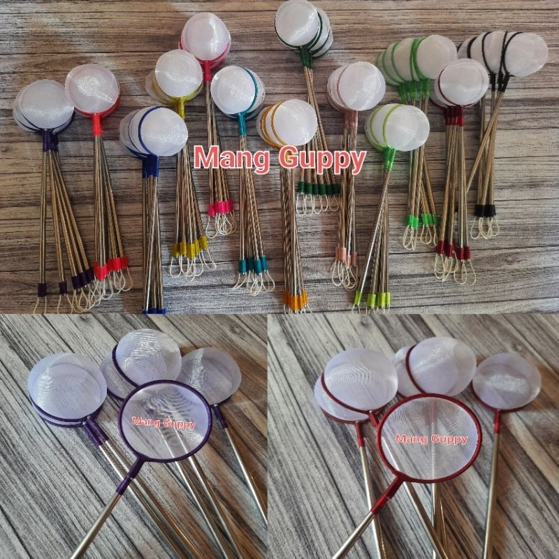 Seser Kutir / Serok Sortir Ikan Kecil Uk 5cm Gagang Stainless