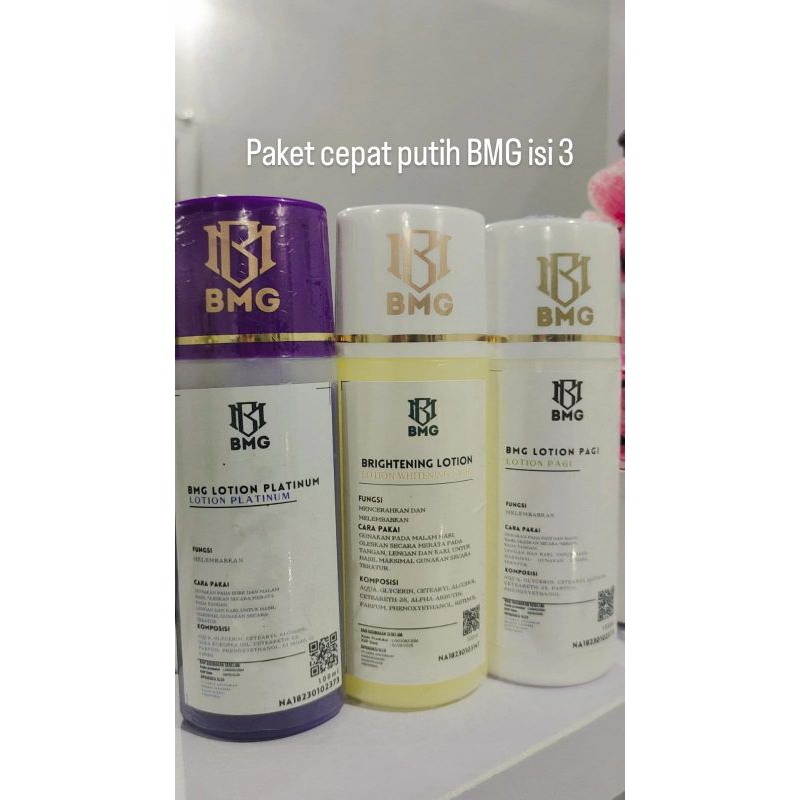 PAKET BUNDLING BMG LOTION / LOTION ANGGUR / HB DOSTING  / ORIGINAL BPOM