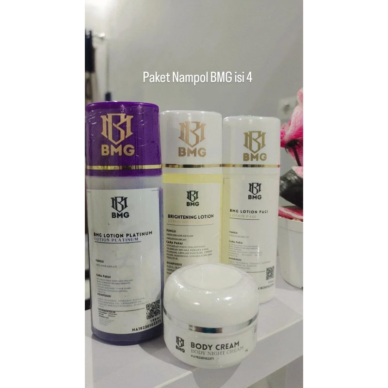 READY PAKET BUNDLING BMG LOTION / LOTION ANGGUR / HB DOSTING / BIBIT PEMUTIH /  ORIGINAL BPOM