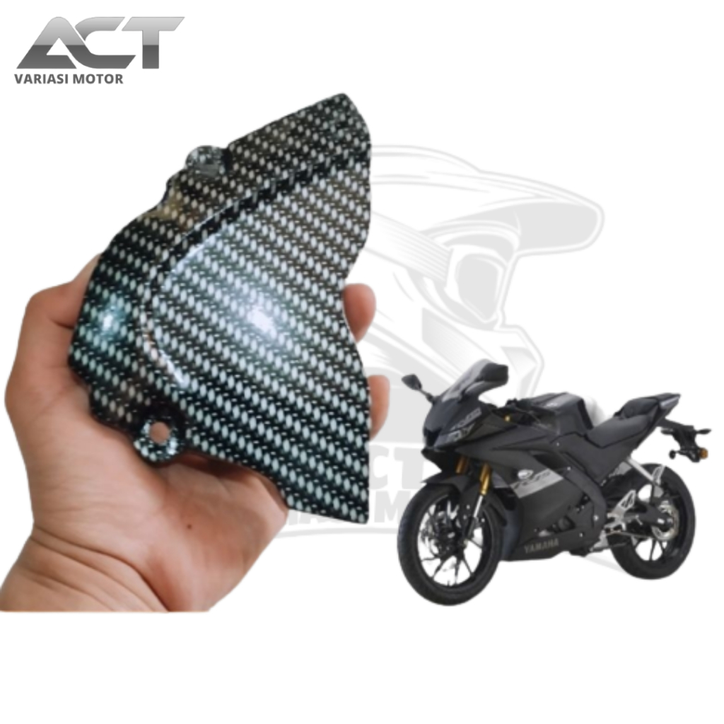 Cover Gear Depan Vixion Tutup Gir Depan Vixion Old New Model Original Carbon WTP PNP R15 Vixion Old 