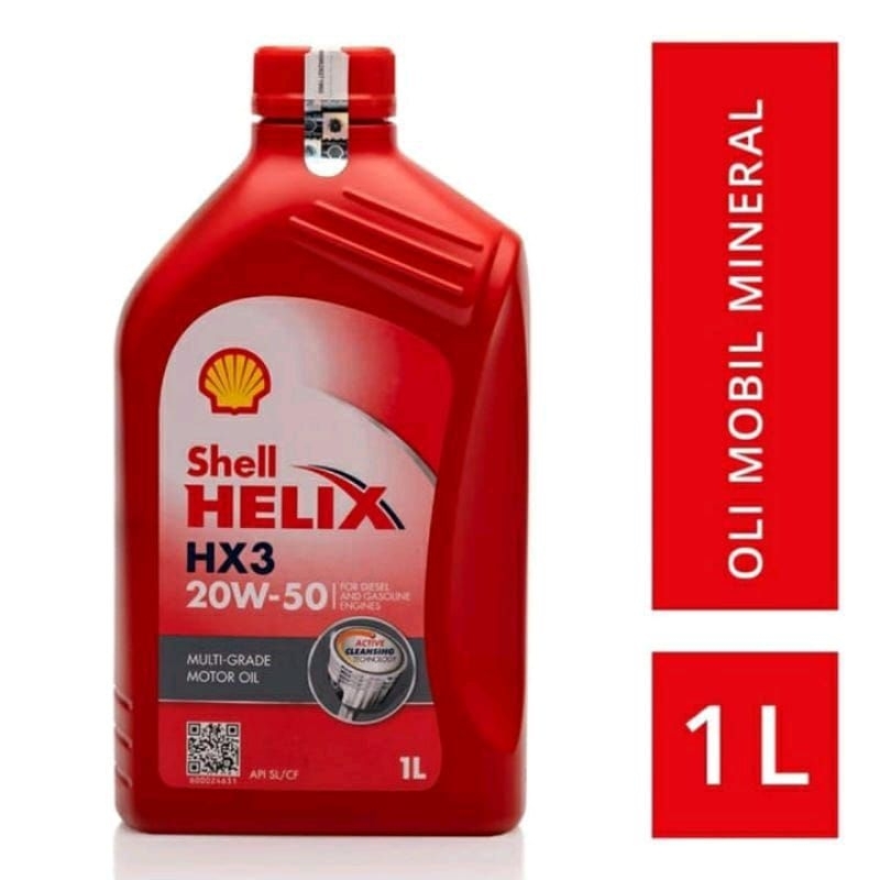 Shell Helix Hx3 20W-50 1 liter ORIGINAL