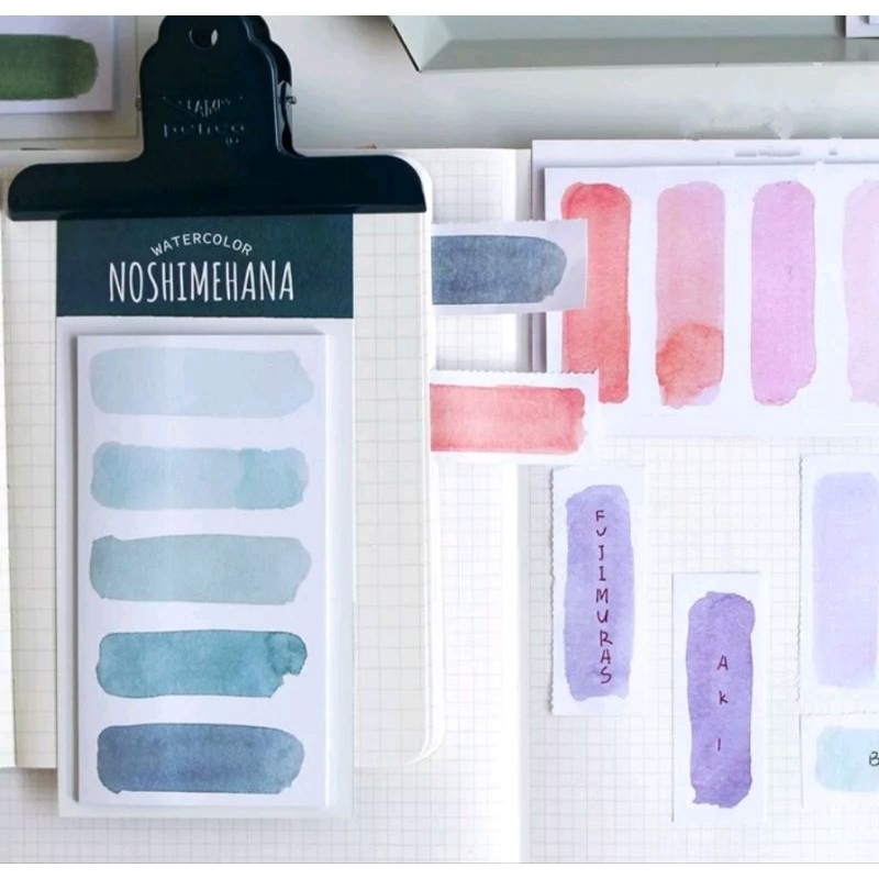 

20 pcs sticky note motif watercolor