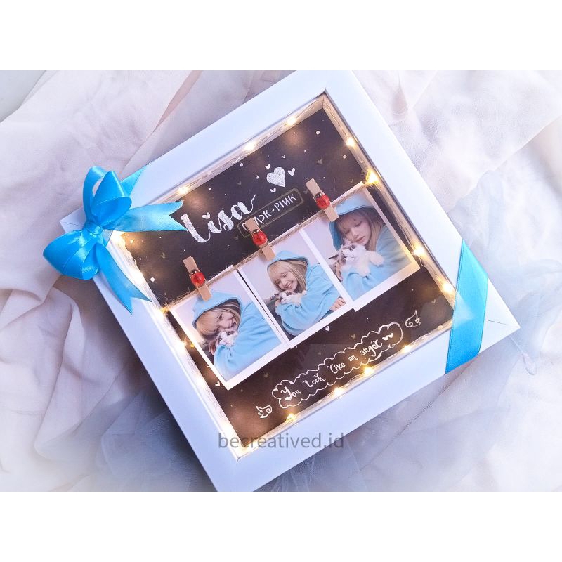 Bingkai Foto Polaroid 3D Lampu Led Kado Ulangtahun Kado Anniversary Keren