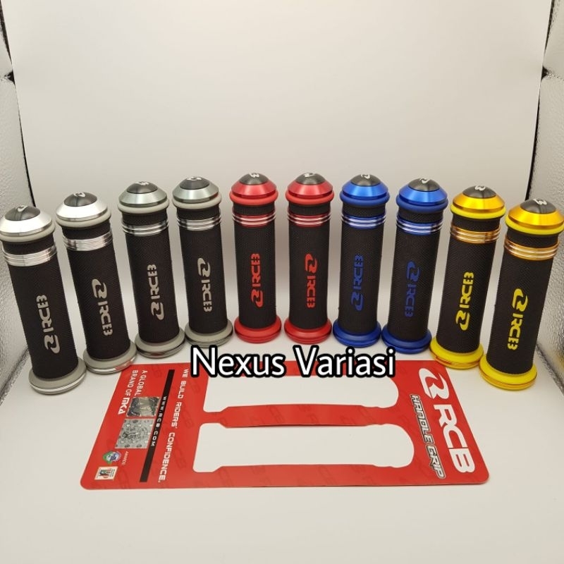 Handgrip RCB AHG55 Original Plus Jalu Original RCB / Sarung Gas Motor Universal Buat Semua Motor
