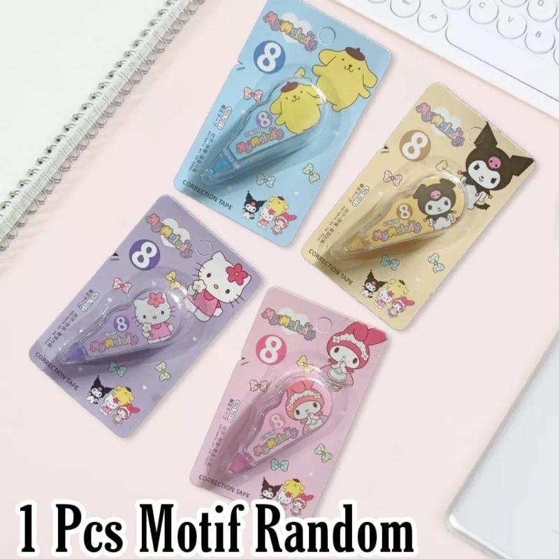 

Correction Tape Karakter Fancy / Tipe Ex Roll / Tipe X Kertas