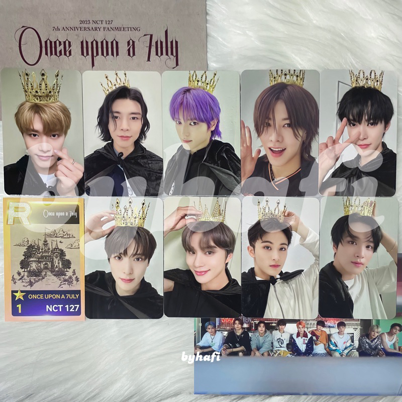 Photocard PC Official NCT127 Fanmeet Once Upon a July Prince