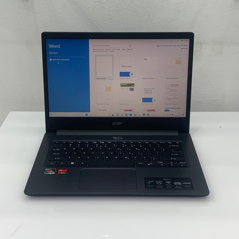 Laptop Acer Aspire 3 Amd Ryzen 3-3250U RAM 4GB SSD 256GB FHD 2nd