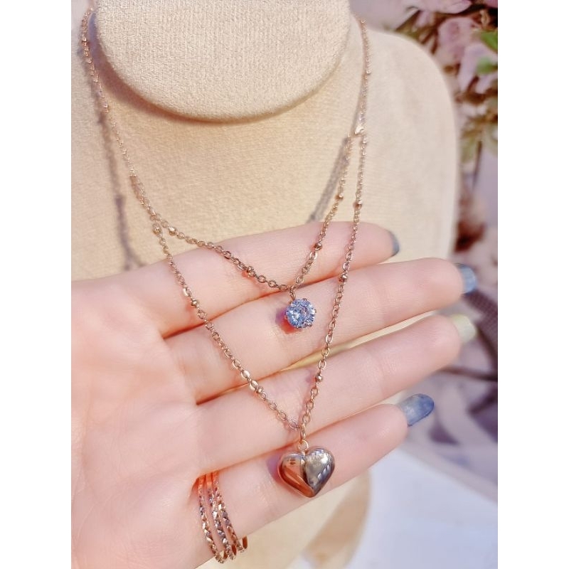 Kalung 2 layer jedar love