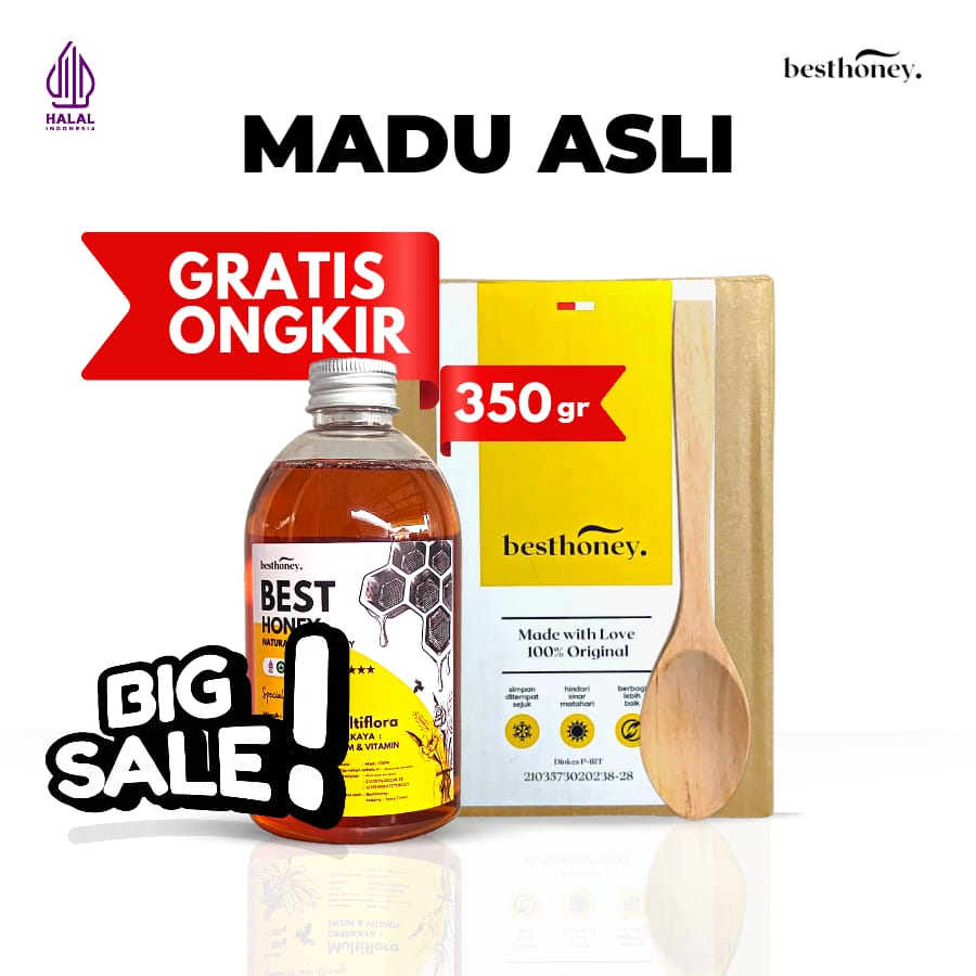 

Besthoney - Madu Asli - Madu Multiflora Original - 350gr