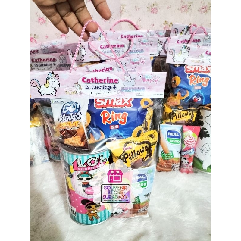 

Termurahhh paket celengan || bingkisan ultah anak || Paket suuvenir snack celengan || Snack ulang tahun murah