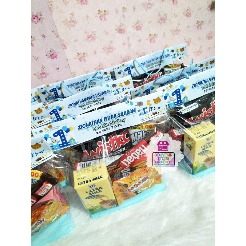 

Bingkisan Ultah Cute || Paket snack Pocky || Parcel Ultah