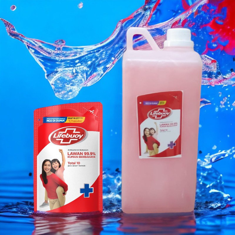SABUN MANDI cair 1 liter / 1000 ml-Lefbouy merah