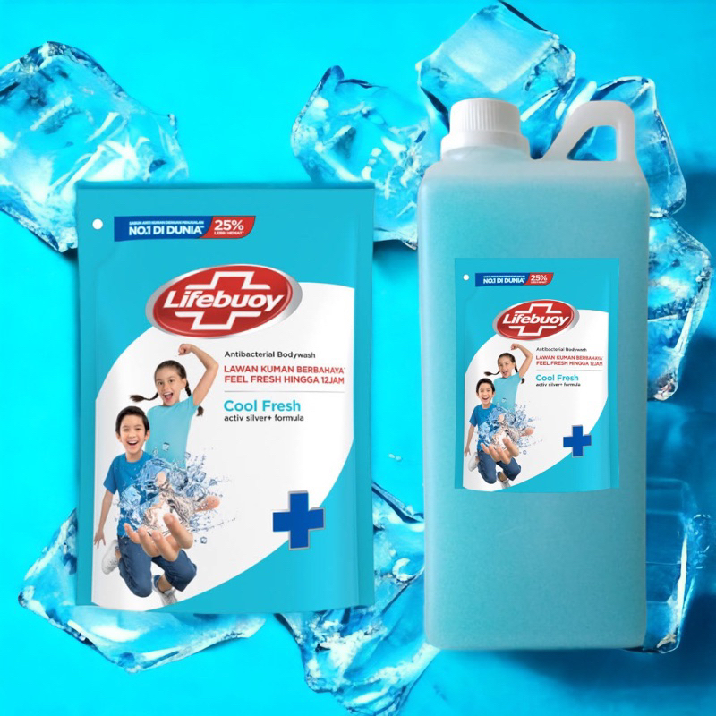 SABUN MANDI cair 1 liter / 1000 ml-Lefbouy biru