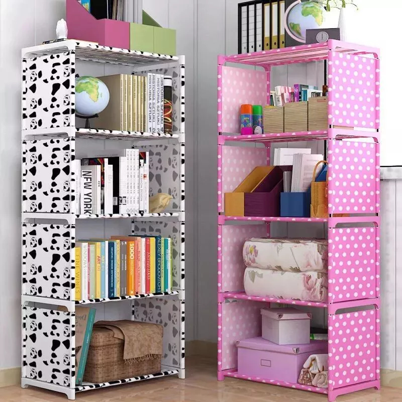 Rak buku SERBAGUNA susun 5(4 ruang)rak portabel 5 tingkat rserbaguna rak dapur rak mainan rak viral 