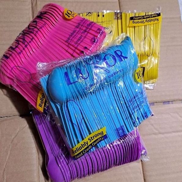 Sendok teh luxor warna /sendok luxor kecil