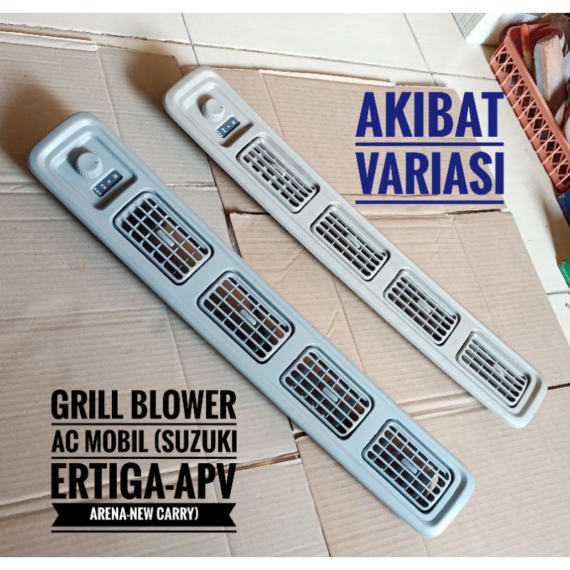 Grill Kisi AC Belakang Set Double Blower Mobil Suzuki Ertiga APV Arena