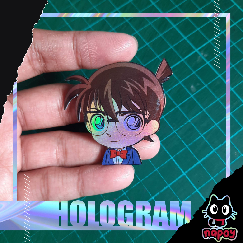 

Stiker Hologram Anime Detective Conan Conan Edogawa