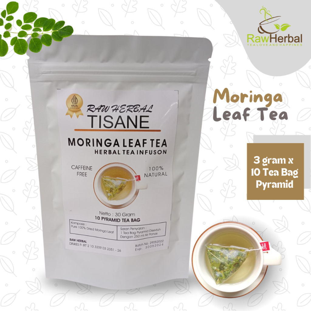 

Moringa Leaf Tea / Tea Bag Pyramid (3gr x 10 Tea Bag Pyramid)