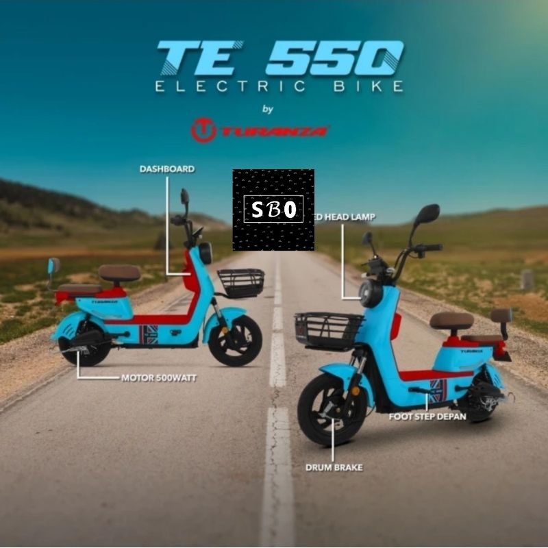 Sepeda Listrik Turanza TE 550 Terbaru (TE550)