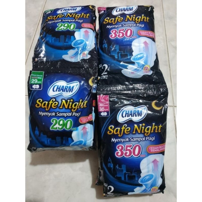 Pembalut malam Charm Safe Night Renceng