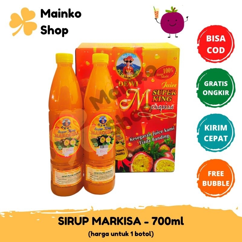 Sirup Markisa Dewi 700ml Asli Medan Brastagi Murni Halal