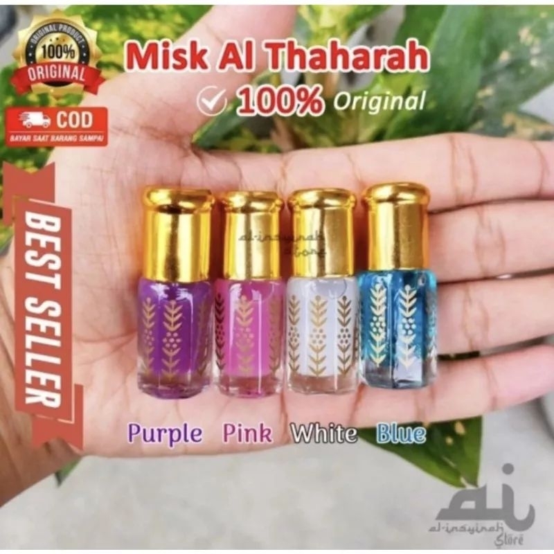 Parfume Misk V Misk Thaharah ORIGINAL Kental Botol Motif