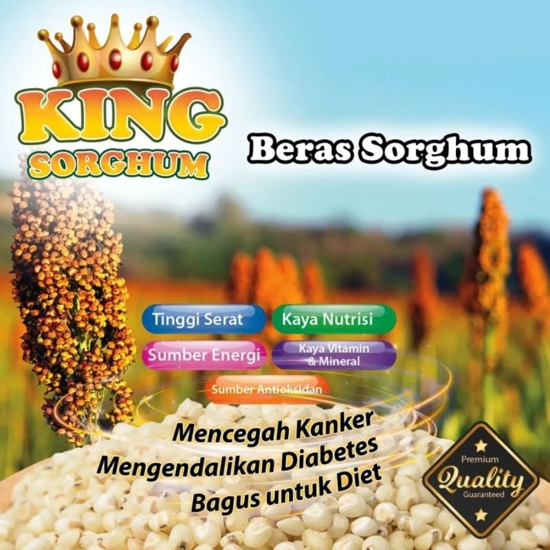 Beras Sorgum / Beras Sorghum / Gluten Free (1Kg)