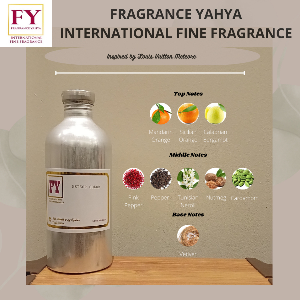 Fragrance Oil (Bibit Parfum) – Meteor Color – Louis Vuitton Meteore