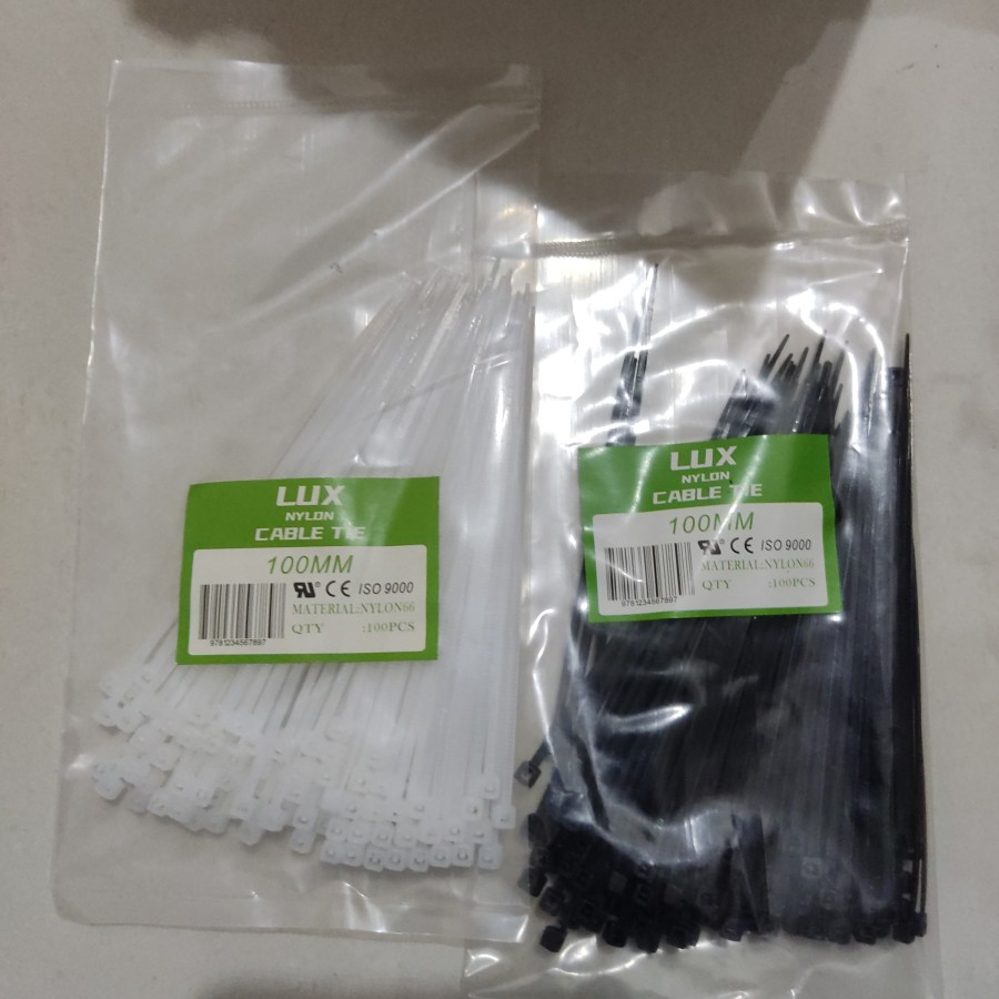 LUX kabel ties / cable ties / pengikat kabel 10CM 100MM 10 CM 100 MM