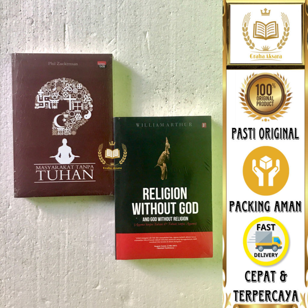 Paket Buku Masyarakat Tanpa Tuhan & Agama Tanpa Tuhan - Buku Original