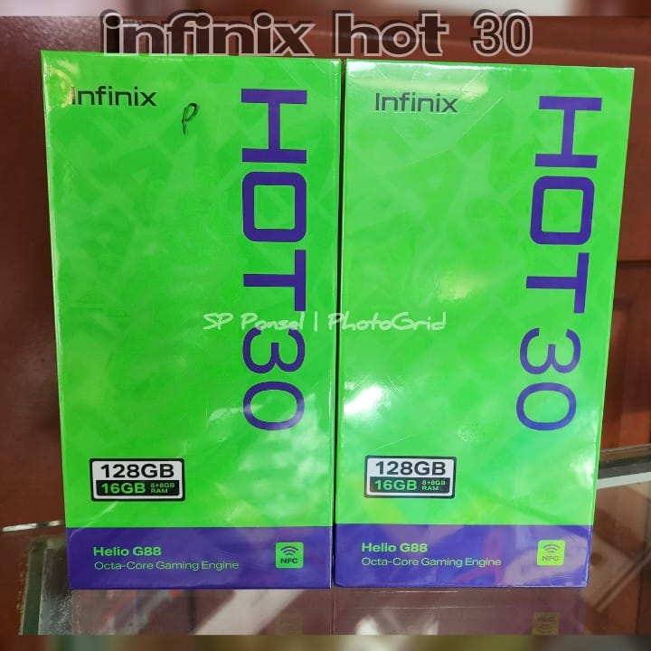 infinix hot 30 8/128 ram 8/128gb new resmi