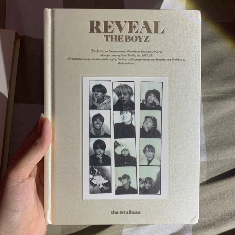 READY THE BOYZ official album reveal boy ver bundle tbz only photo film pc photocard sg22 new sangye