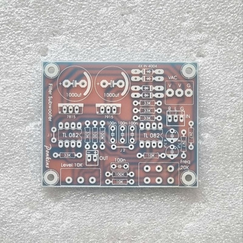 LPF Filter Subwoofer PCB Fiber FR4