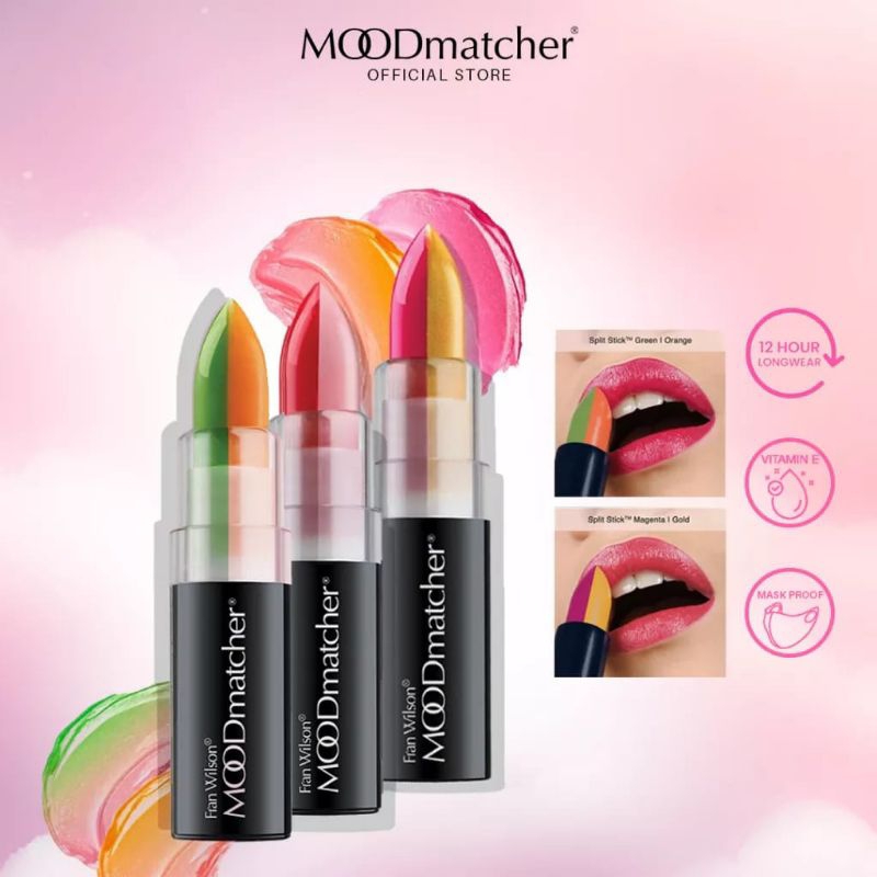 Lipstik Moodmatcher split stick PROMO tahan 12jam