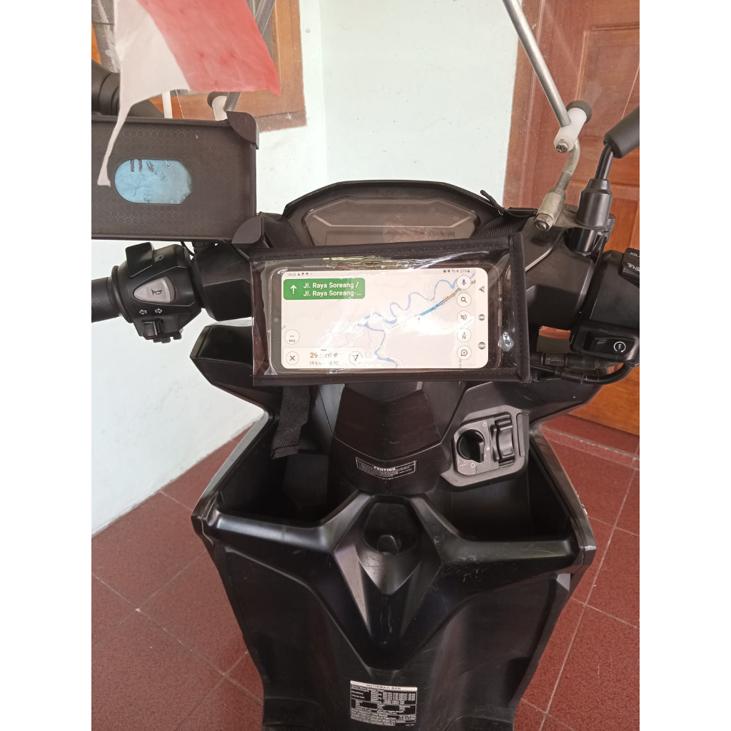 holder hp waterproof untuk bermotor holder hp - tas holder hp