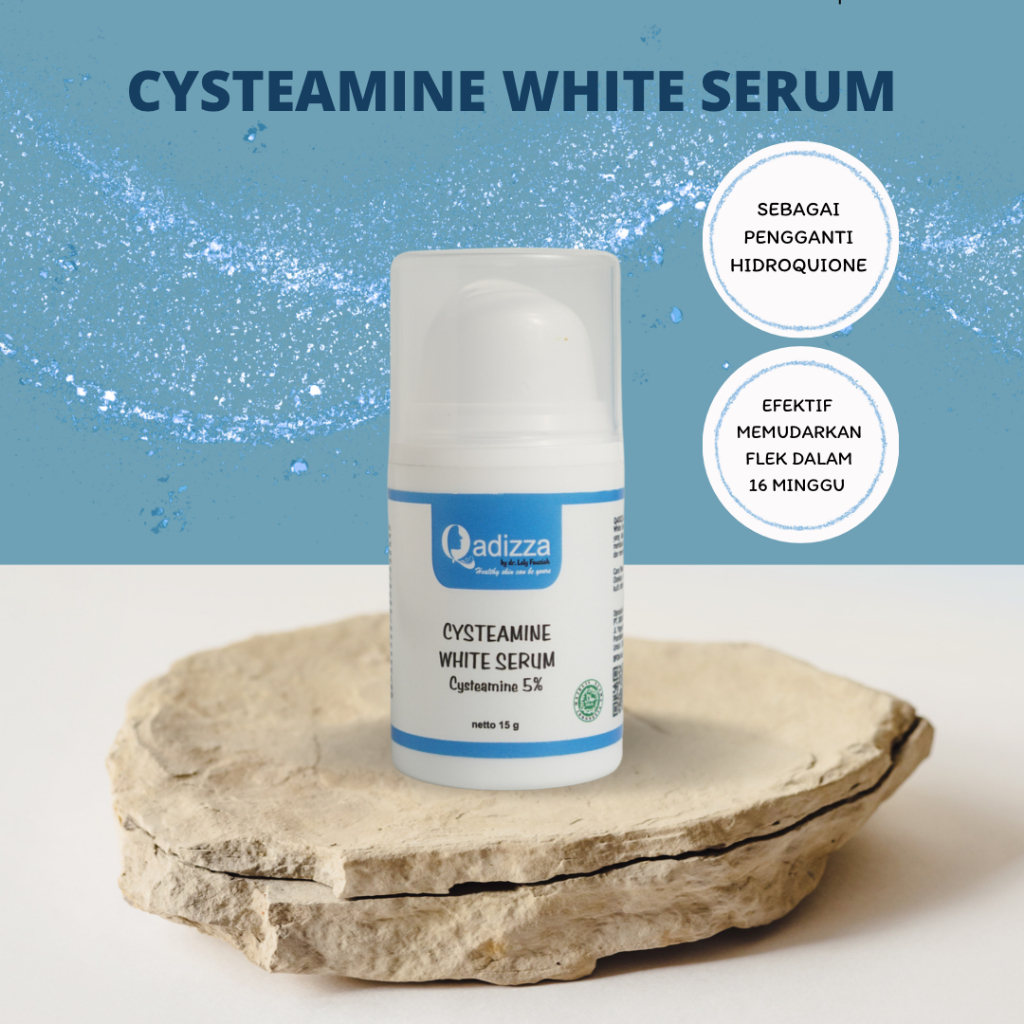 QADIZZA CYSTEAMINE 5% WHITE SERUM 15 ml (Cysteamine Versi Pertama)