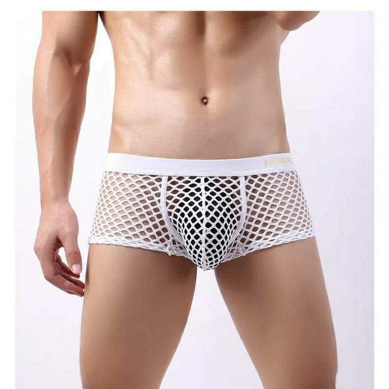 Celana Boxer Pria New Transparan