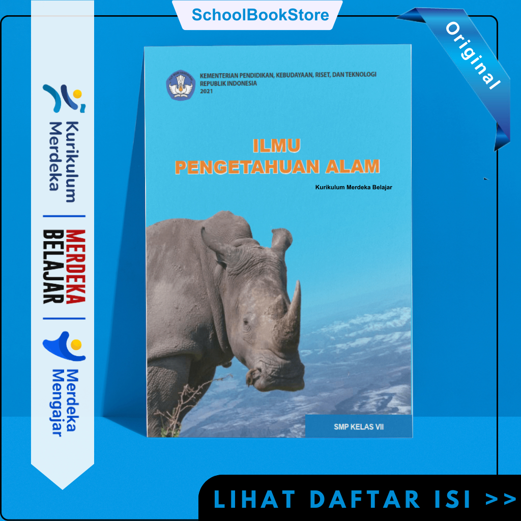 Buku Paket IPA Kelas VII 7 SMP Kurikulum Merdeka Belajar / Buku Pelajaran Ilmu Pengetahuan Alam Kls 