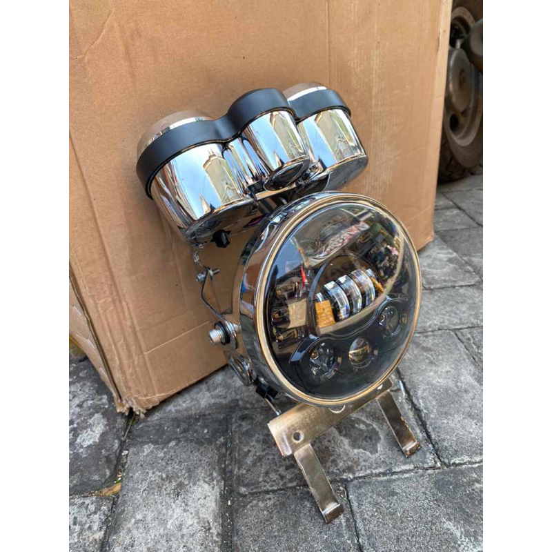 paket lampu ninja ss daymaker set batok ninja set spedometer ninja crom import