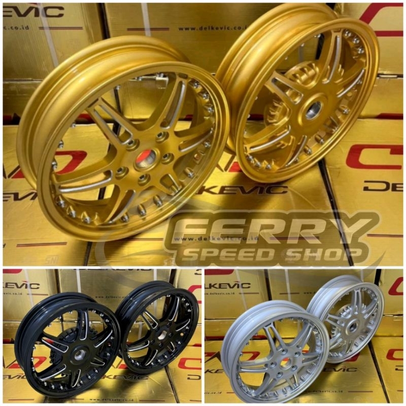 Dnd Delkevic Velg Vespa sprint 150 Lx S Ring 12 / Pelek Racing Delkevic Vespa sprint 150 Lx S