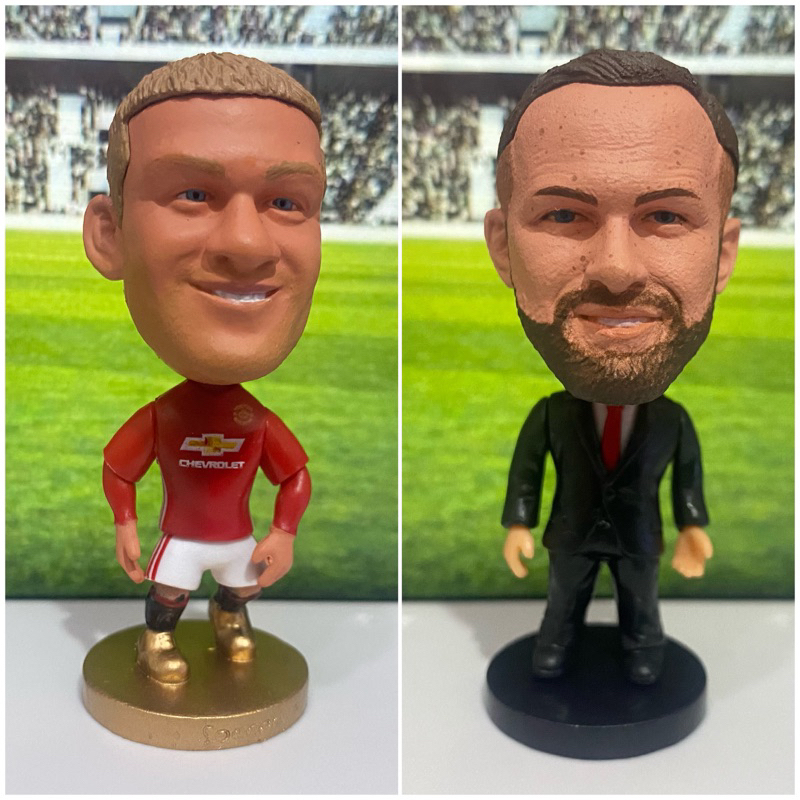 Miniatur Figure Figurine Soccer Figure Wayne Rooney Kodoto Soccerwe Hobi Koleksi Action Figure Bola 