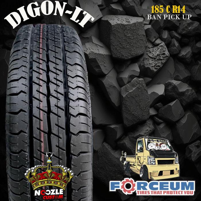 Ban Mobil L300 R14 Merek Forceum Digon 185 R14 Lt Ban Pick Up Ring 14