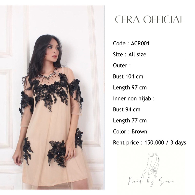 SEWA / RENTAL DRESS KONDANGAN CERA OFFICIAL ACR001