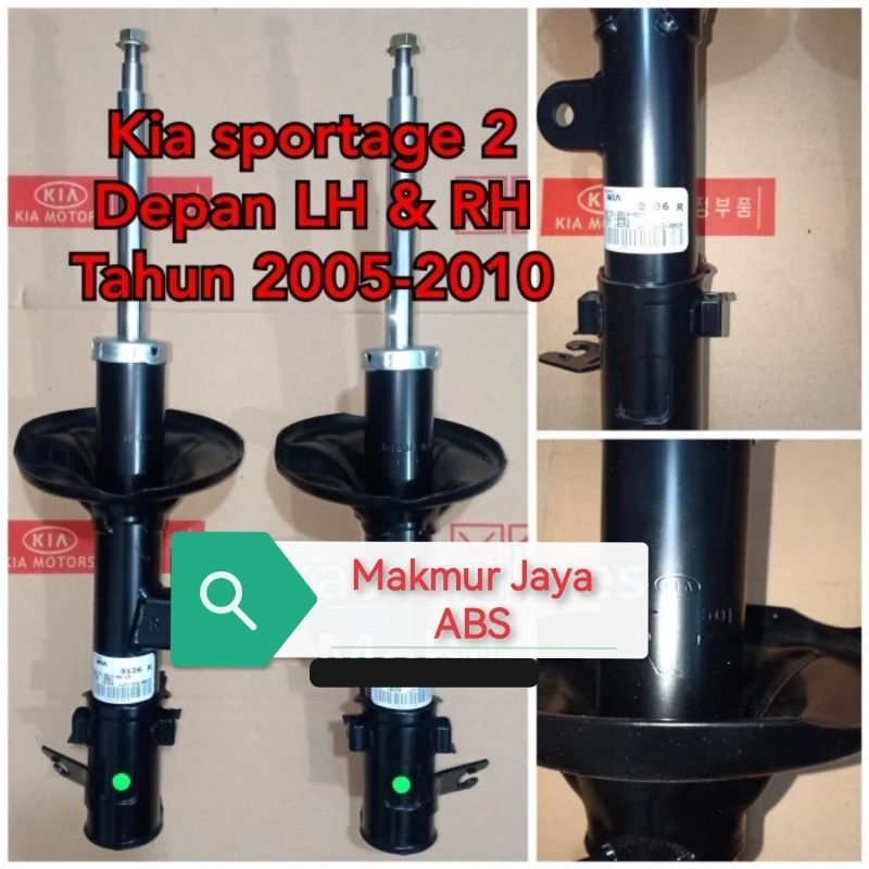 shockbreaker shock absorber kia sportage 2 depan sepasang