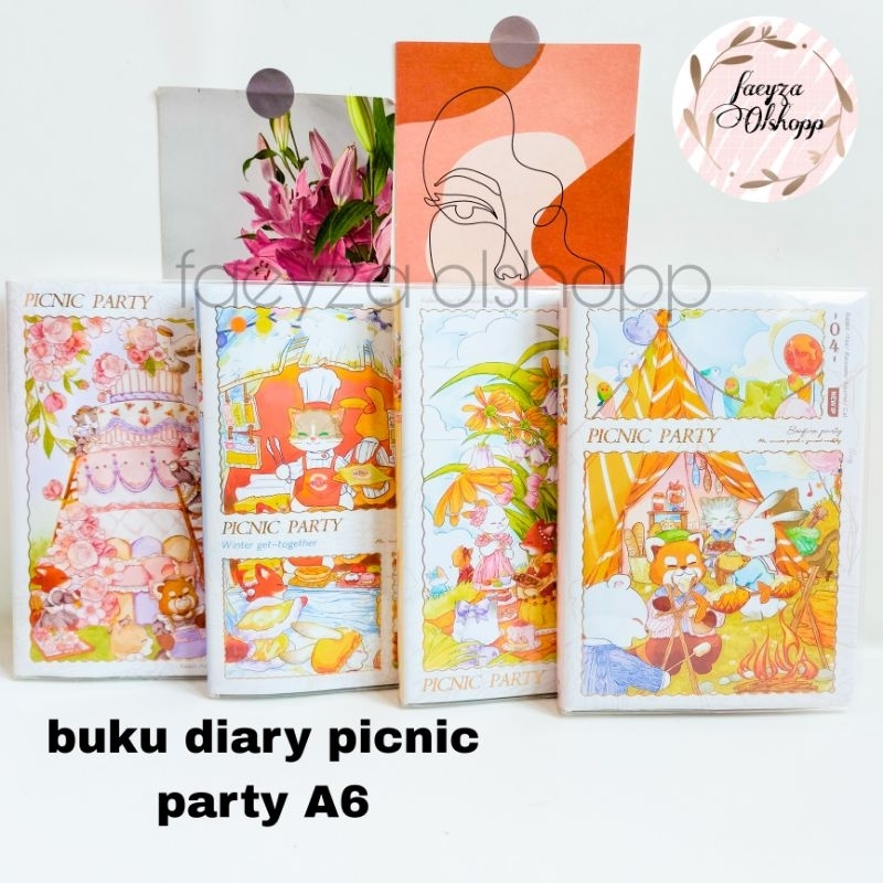

BUKU DIARY A6 PICNIC PARTY ( KERTAS FULLCOLOR ) BUKU CERITA LUCU BUKU AESTHETIC
