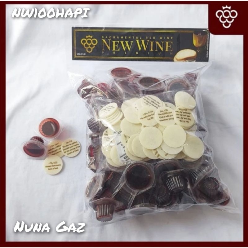 

Minuman Khusus Perjamuan Premium Gereja + Hosti Ayat Inggris