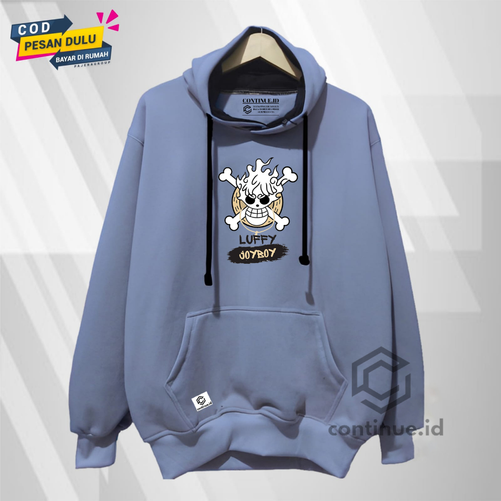 Hoodie Premium Sweater Hoodie Pria Distro Kachios One Piece Abu Original Tebal Size M L XL XXL Hodie