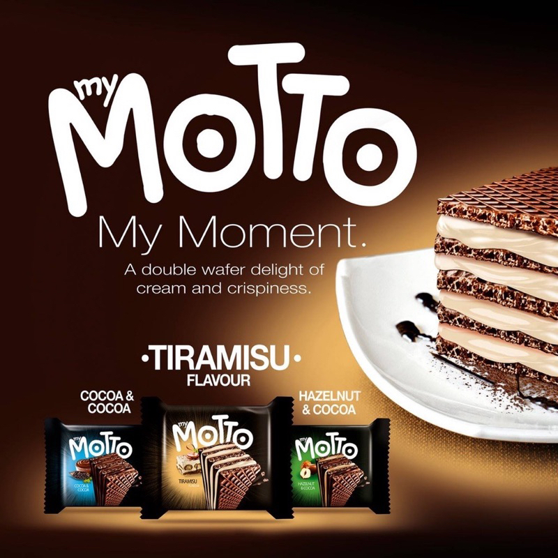 

My Motto Wafer Coklat / Hazelnut 34g